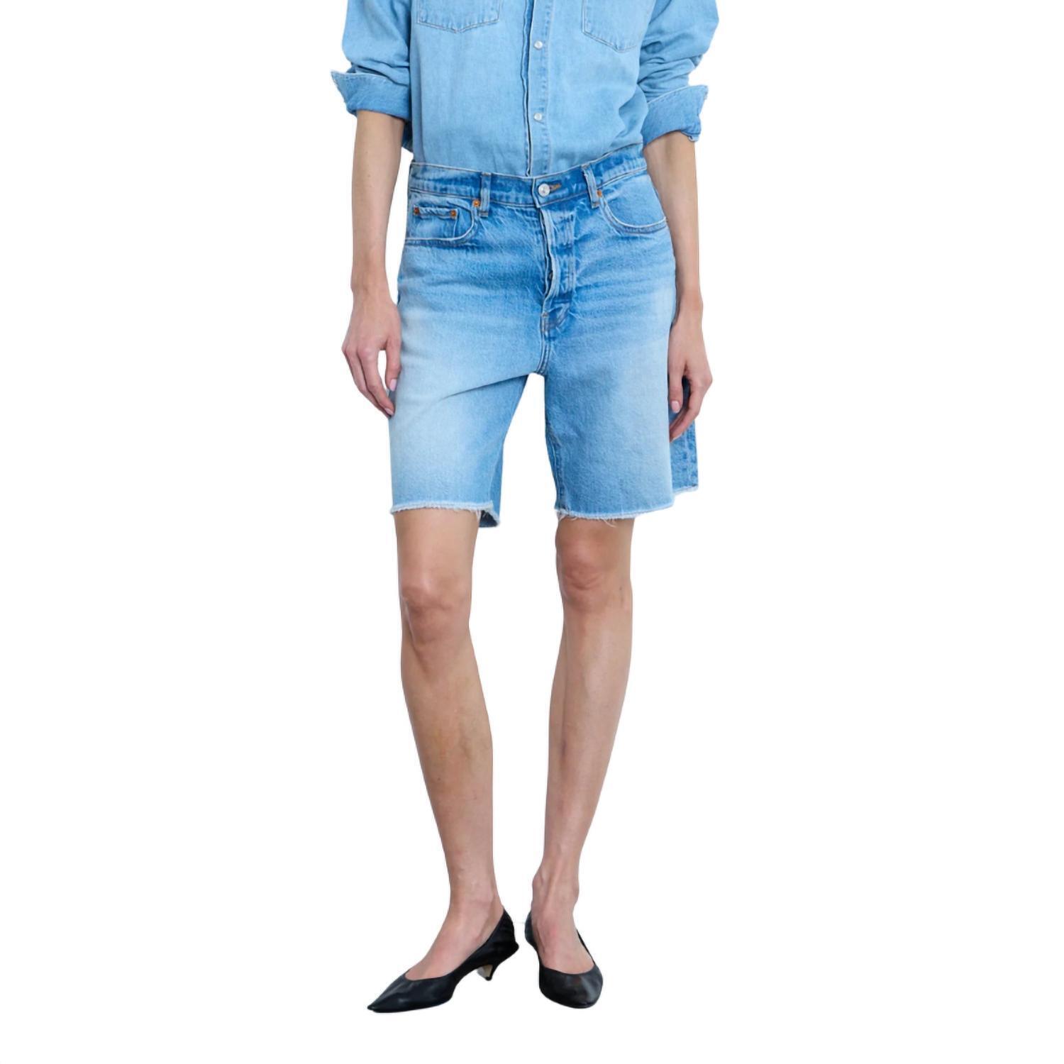 New Betro Simone Brooke Boyfriend Short In Blue